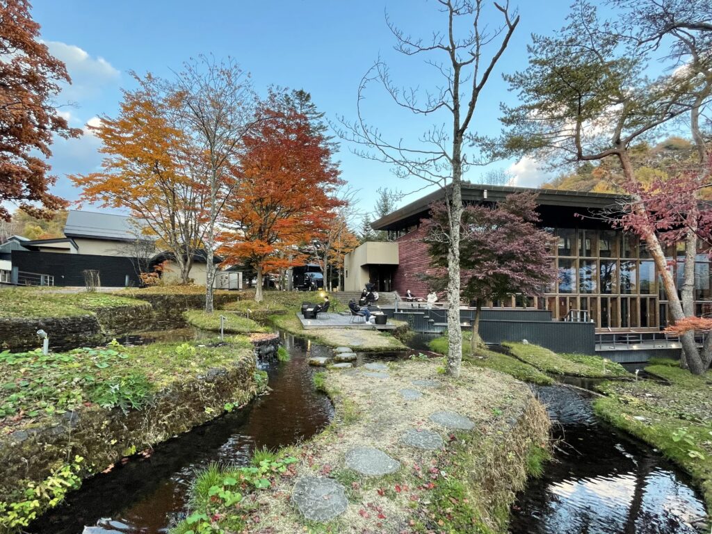 星のや軽井沢 棚田テラス 谷のひととき